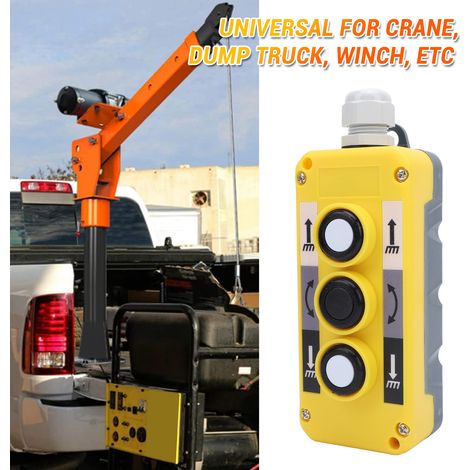 Interruptor pulsador para grúa y cabrestante - ABS - AC250V 5A - Controlador colgante universal (1/5)