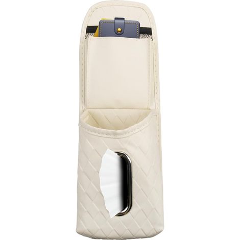Organiseur de poche latéral pour siège de voiture - Porte de voiture, sac poubelle pour siège latéral automobile Porte de voiture multifonctionnelle, sac de rangement pour (1/5)