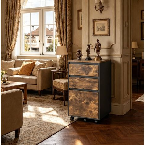 Chic Bettschrank,Mobile Aufbewahrungsschrank,Aktenschrank,Walzenschrank(nur mit Bettschrank) (1/4)