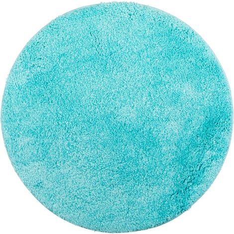 1 Tapis de Bain Rond 60 cm Chenille Antidérapant Absorbant Lavable Salle de Bain (1/5)
