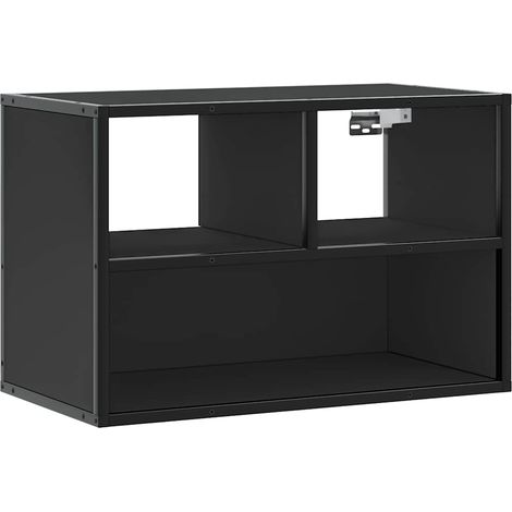 Maison Exclusive - TV-Schrank Schwarz 60x31x39,5 cm Holzwerkstoff (1/5)