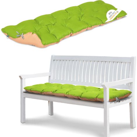 HOME CALLDekokissen Bankauflage Sitzbankauflage Sitzkissen (1St) Nordisches Design, fur Gartenbank, 140 x 50 x12cm (1/5)