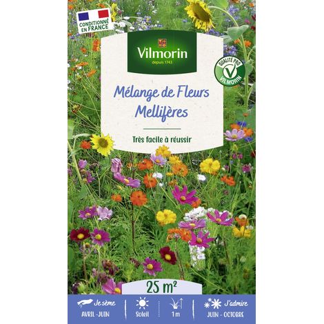 Vilmorin Fleurs Mellifères - 25 m² - Mélange de fleurs (1/2)