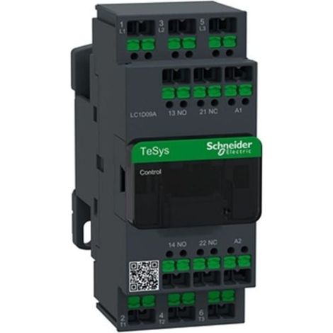 Contattore elettrico Schneider Electric lc1d09ab7 24V AC 9A AC3
