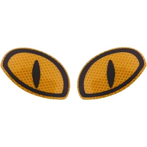 Autocollants réfléchissants - Sécurité - Design yeux de dessin animé - Facile à appliquer - PVC résistant (1/4)