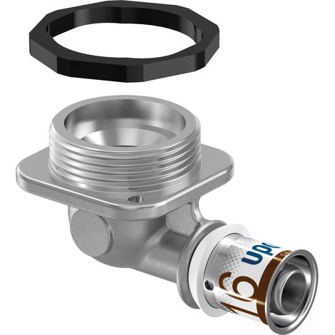 Uponor S-Press PLUS Racor angular plano 16-Rp1/2"FT, 1070657