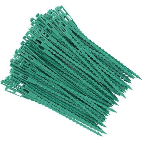 Ulisem Lot de 80 tuteurs pour tomates, arbres, plantes, attaches réglables et serre-câbles en plastique pour le jardinage