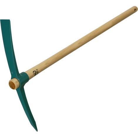 Pioche de jardin et terrassier douille - manche bois de 1 m certifié PEFC 100% - Leborgne