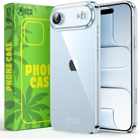 Coque UrbanPalm pour iPhone Air, en silicone, transparente (1/5)