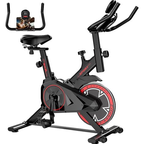 Bicicleta estática, resistencia ajustable, pantalla LCD inteligente, QK101 (1/2)