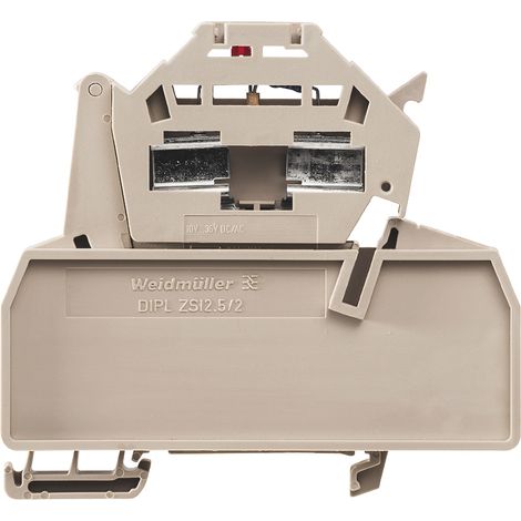 Bloc de jonction rail DIN à fusible Weidmuller Z, Cage à ressort, Beige ( Prix pour 1 )