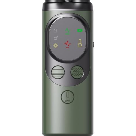 Répulsif anti-aboiement à ultrasons — Dispositif dissuasif pour chiens, aide au dressage « Bark No More », lampe torche LED et écran HD (Anti-aboiement — Gris P10) (1/5)