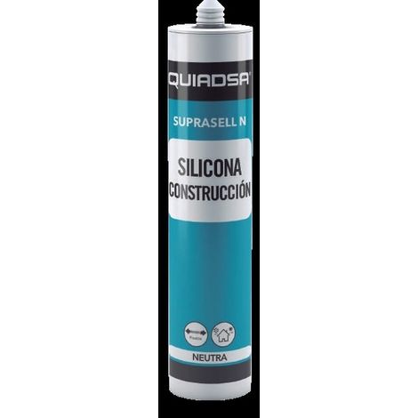 Sellador de silicona acética, uso general Translúcido SUPRASELL UNIVERSAL QUIADSA 52500745 (1/4)