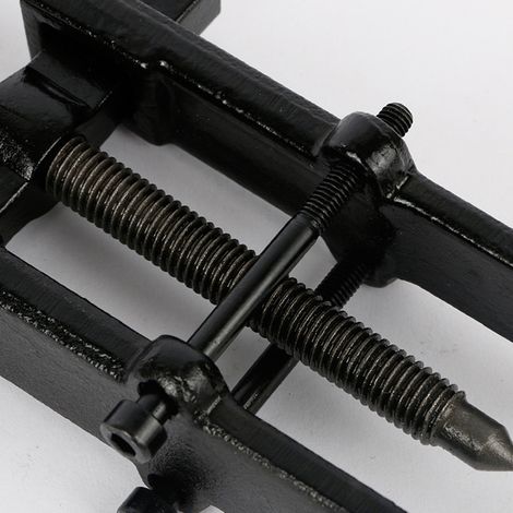 Extracteur de roulements à 2 mâchoires en acier à haute teneur en carbone traité thermiquement, efficace, antirouille et antidérapant, 100 mm/4 po (1/4)