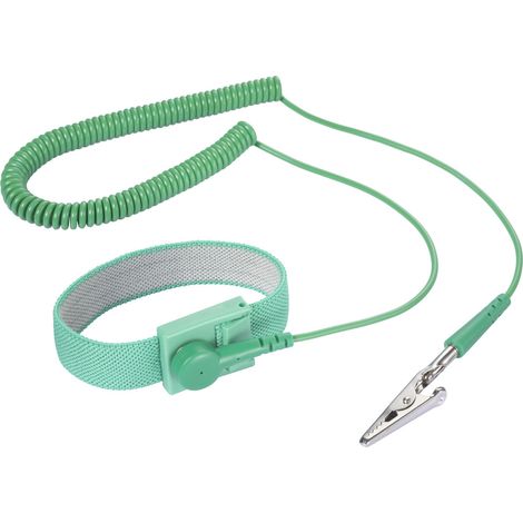 TRU COMPONENTS ESD-Handgelenkband 2.5 m Druckknopf 10 mm Bag (1/4)