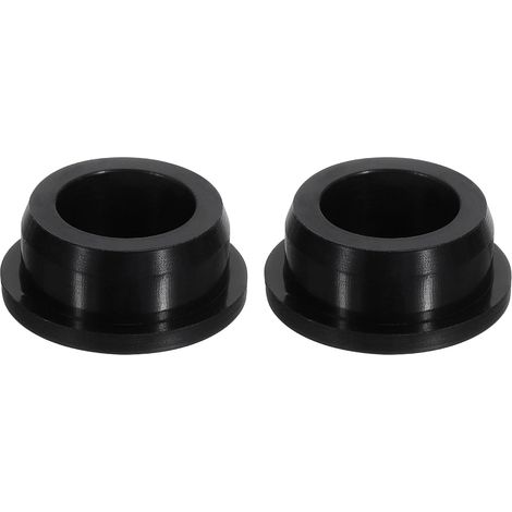 2 x Black Hole Cover Caps for 32 mm/1.26 Inch Hole Waterproof Rubber Stopper (1/5)