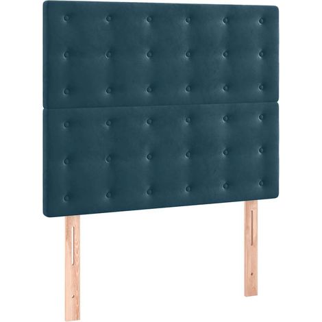 Maison Exclusive - Cabecero de cama azul oscuro 80x5x118/128 cm T