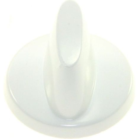 BOUTON MANETTE BLANCHE POUR TABLE DE CUISSON WHIRLPOOL