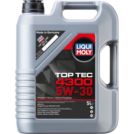 Liqui Moly Motoröl Top Tec 4300 SAE 5W-30 5 L Motoröle (1/2)