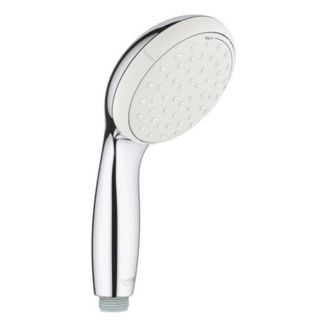 Douchette a' main Grohe mode'le Tempesta 100 avec 2 jets et pomme de douche finition chrome'e pour douche de salle de bain