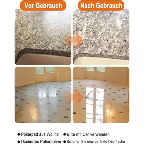 14 Pcs Disques de Polissage Diamantés: Disque Ponçage Carrelage Humides/Secs de 100 mm Kit de Polissage de Marbre avec Support en Caoutchouc M14 pour Béton Granit Pierre Marbre (50 - 8000)