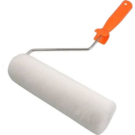 Rodillo de pintura con mango de plastico 250 mm Naranja (1/3)