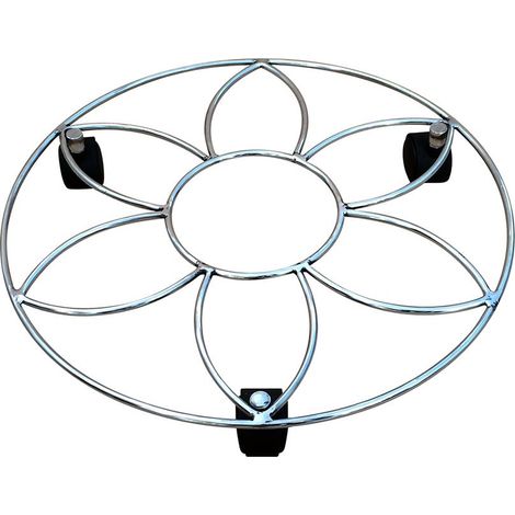 Stainless Steel Pot Caddy - Round - 12" - Pack of 2 - DC