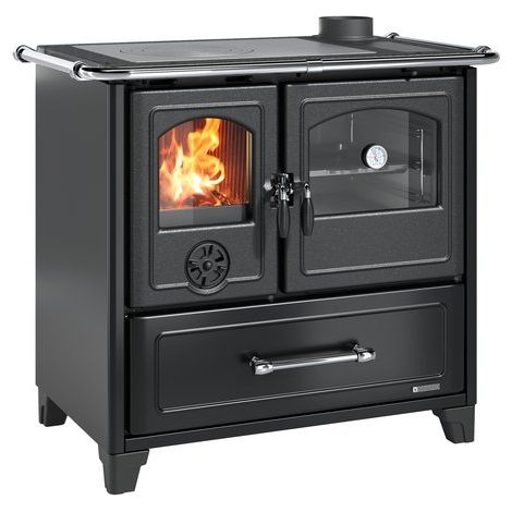 La Nordica Family 4.5 Stufa A Legna 7,5 Kw 215 M³ Antracite/Nero