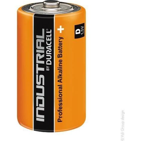Pack de 10 piles LR20 Duracell Industrial