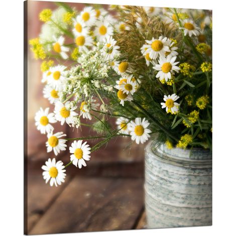 Leinwanddruck Botanik Blumenstrauß 80x100 cm