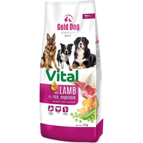 Gold Dog Vital Premium Agneau et Riz 12 kg