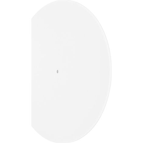 Tapis de platine vinyle blanc brillant, antistatique, anti-poussière et anti-bruit. (1/5)
