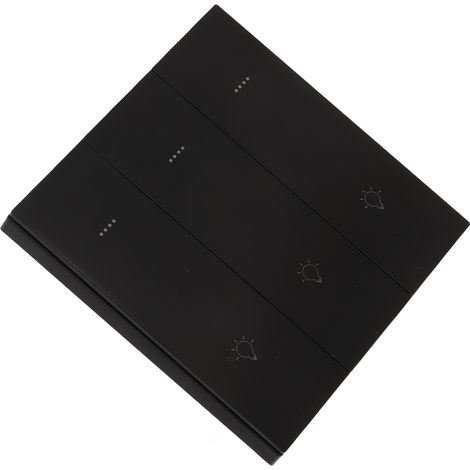 Interrupteur intelligent ZigBee avec commande vocale sans fil et minuterie, 3 niveaux d'ouverture, interrupteur mural intelligent, 100-240 V CA (1/5)