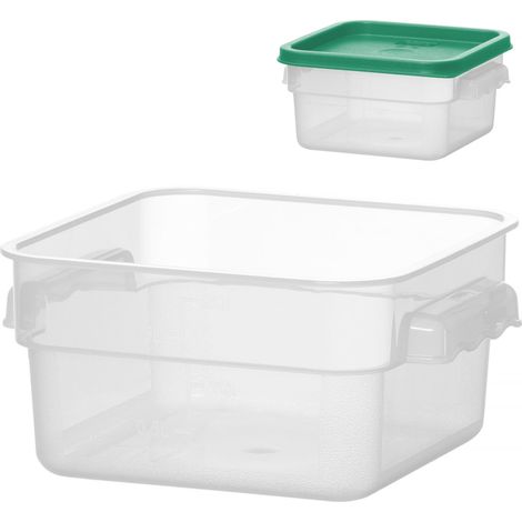 Contenitore per alimenti con bilancia 1,9 l 190 x 190 x 95 mm - Hendi 870907 (1/3)