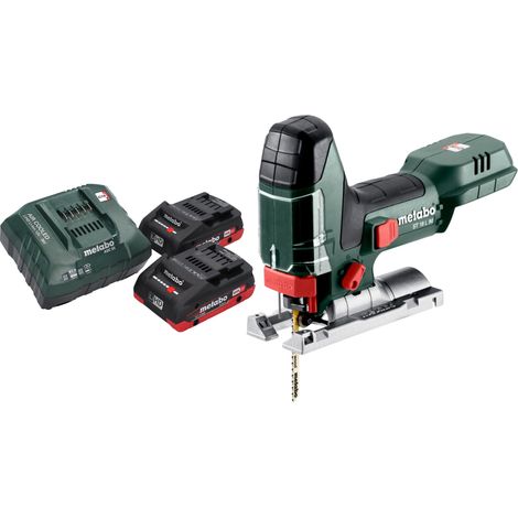Scie sauteuse sans fil Metabo ST 18 L 90 18 V 90 mm + 2 batteries LiHD 4,0 Ah + chargeur