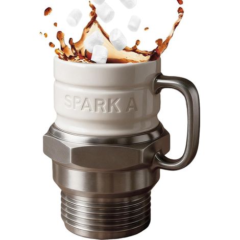 Tasse à café – Tasse en céramique sur le thème de la voiture Tasse en céramique pour hommes et femmes, collectionneurs, cadeau amusant pour mécanicien automobile pour les amateurs de