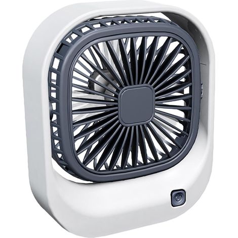 Ventilateur personnel pour bureau – carré rechargeable par USB (1/5)