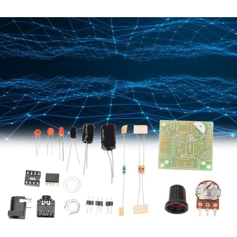 Kit d'Amplificateur Audio LM386 Mini Super Intelligent - Module DIY Électronique Carte PCB FR4-A 3-12V (1/5)