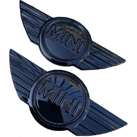 2x Mini R50 R56 R57 R58 R59 Badges de capot/coffre en métal brillant (1/4)