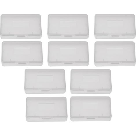 Boîtier de Cartouche GBA, Etui Cartouche GBA, Protection Jeux GBA Cartouche, Boîte Couverture De Poussière en Carte de Jeu, Transparent Rangement Cartouche GBA pour Game Boy GBA (1/5)