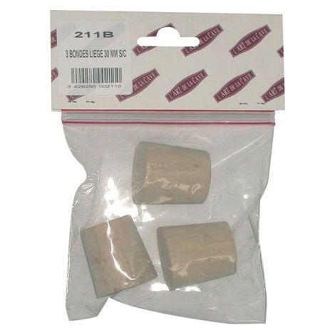 BOUCHONNERIE JOCONDI - Bonde 30mm blister de 3