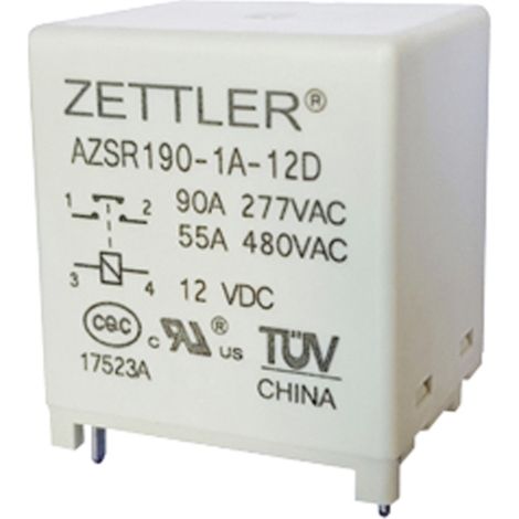 Zettler Electronics AZSR190T-1A-24DL Printrelais 24 V/DC 100 1 Schließer 1 St.