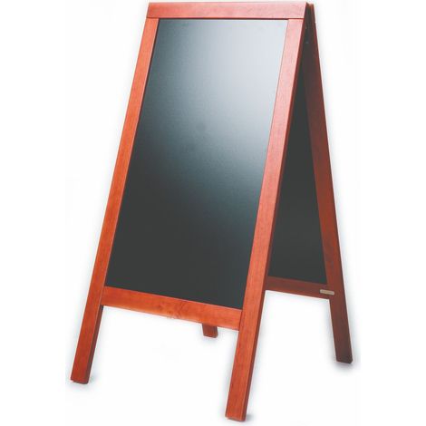 Panneau de Trottoir Double avec Cadre en Bois 75 à 55 cm - Pujadas