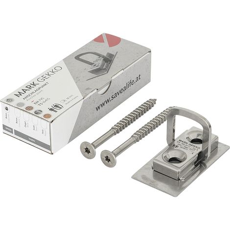 MARK Anschlagpunkt Gekko Vario EN795 95x50x14 mm zum Einsatz in Holz