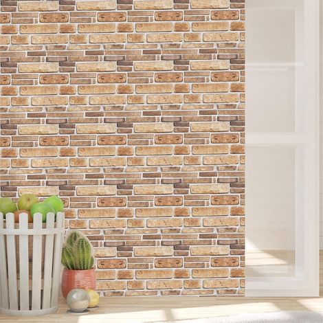 LZBARGON 10 Tile-Effect Wall Stickers (DIY) – Waterproof Wall Decor for Bathrooms Ideal for Kitchens, Bathrooms, Living Rooms, and Bedrooms (1/5)