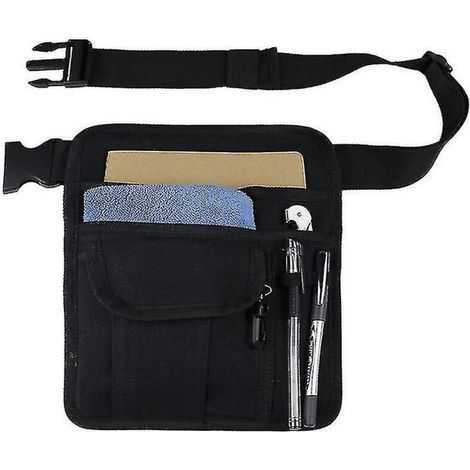 Tablier de serveur pour serveur, serveuse – Ceinture utilitaire Fanny Pack Pocket Izer pour invité, tablette, stylos (1/5)