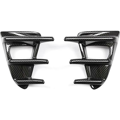 Cubierta de rejilla para faros antiniebla del parachoques delantero, cubiertas de bisel para faros antiniebla para 86 FT86 GT86 ZN6 2016-2020, patrón de fibra de carbono (1/5)