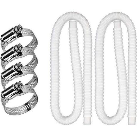 Tuyau de remplacement de piscine - Intex - 32mm - 1,5m - 4 pinces - Résistant aux fuites (1/4)