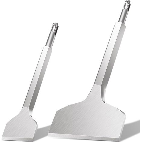 2 Pcs Burin-SDS-PLUS-Carrelage 250x40mm/280x100mm Burin:Plat pour Carreleur SDS-Plus Ciseau à Carrelage pour Céramique,pour Perceuses Légères et Marteaux à Percussion