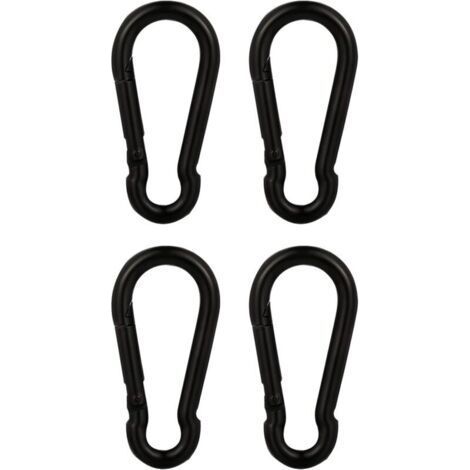Robust Stainless Steel Carabiners Set of 4 Clips for Sports, Swings, Animals (1/5)